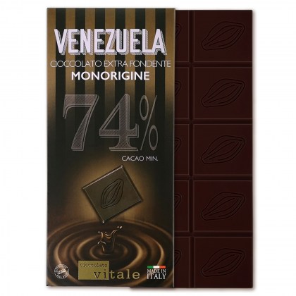 cioccolato vitale - cioccolato extra fondente monorigine venezuela con tavoletta